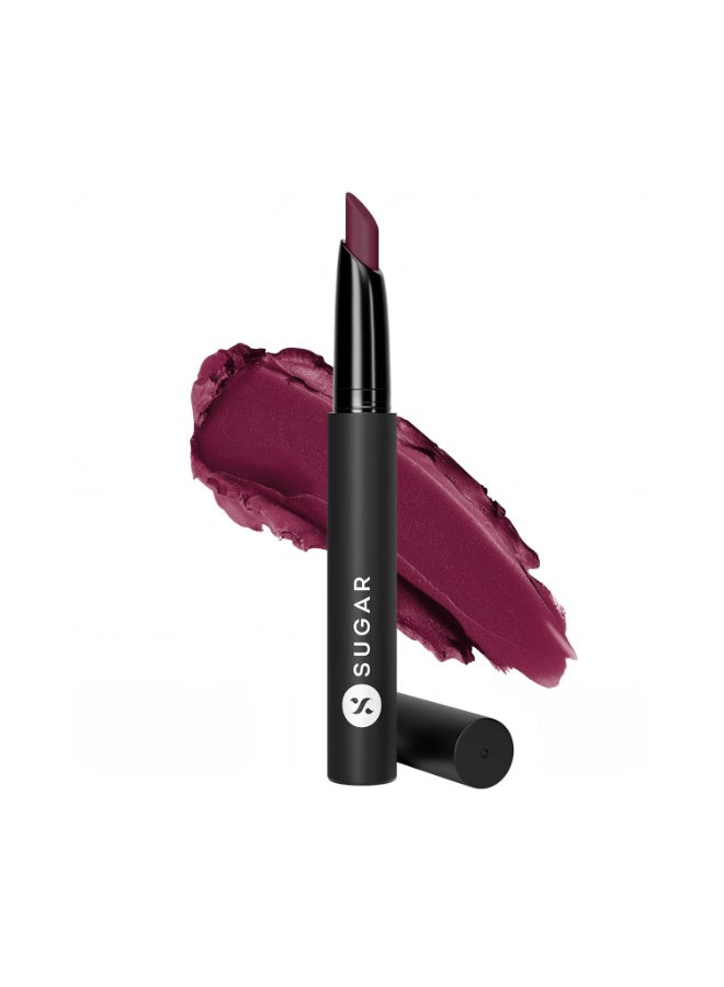 SUGAR Cosmetics Matte Attack Lipstick for Women | Transferproof & Smudgeproof | Lasts upto 12hrs | Enriched With Jojoba Oil | 2gm - The Grandberries - Image 1